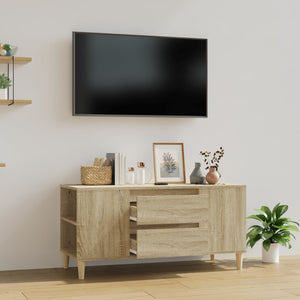 NNEVL TV Cabinet Sonoma Oak 102x44.5x50 cm Engineered Wood