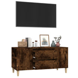 NNEVL TV Cabinet Smoked Oak 102x44.5x50 cm Engineered Wood