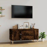 NNEVL TV Cabinet Smoked Oak 102x44.5x50 cm Engineered Wood