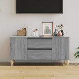 NNEVL TV Cabinet Grey Sonoma 102x44.5x50 cm Engineered Wood