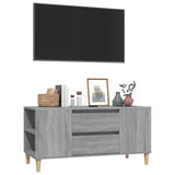 NNEVL TV Cabinet Grey Sonoma 102x44.5x50 cm Engineered Wood