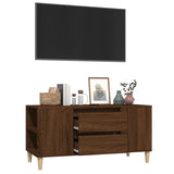 NNEVL TV Cabinet Brown Oak 102x44.5x50 cm Engineered Wood