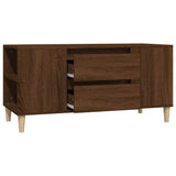 NNEVL TV Cabinet Brown Oak 102x44.5x50 cm Engineered Wood