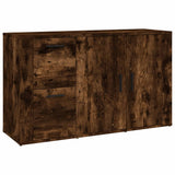 NNEVL Sideboard Smoked Oak 100x33x59.5 cm Engineered Wood