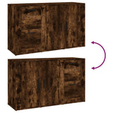 NNEVL Sideboard Smoked Oak 100x33x59.5 cm Engineered Wood