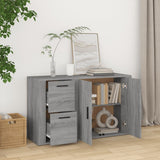 NNEVL Sideboard Grey Sonoma 100x33x59.5 cm Engineered Wood