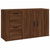 NNEVL Sideboard Brown Oak 100x33x59.5 cm Engineered Wood