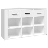 NNEVL Sideboard White 100x30x59.5 cm Engineered Wood
