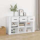 NNEVL Sideboard White 100x30x59.5 cm Engineered Wood