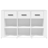 NNEVL Sideboard White 100x30x59.5 cm Engineered Wood