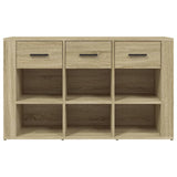 NNEVL Sideboard Sonoma Oak 100x30x59.5 cm Engineered Wood