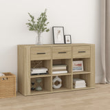 NNEVL Sideboard Sonoma Oak 100x30x59.5 cm Engineered Wood