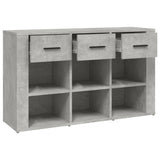 NNEVL Sideboard Concrete Grey 100x30x59.5 cm Engineered Wood
