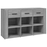 NNEVL Sideboard Grey Sonoma 100x30x59.5 cm Engineered Wood