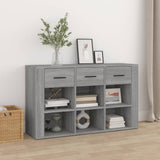 NNEVL Sideboard Grey Sonoma 100x30x59.5 cm Engineered Wood
