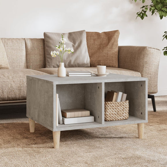 NNEVL Coffee Table Concrete Grey 60x50x36.5 cm Engineered Wood