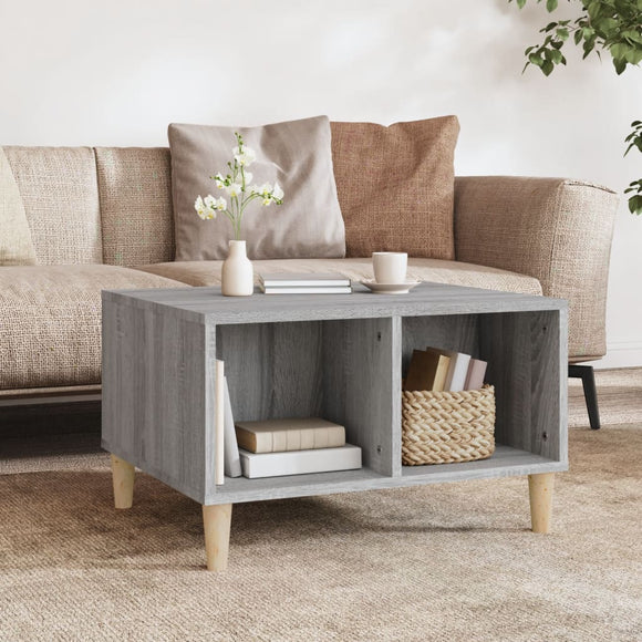NNEVL Coffee Table Grey Sonoma 60x50x36.5 cm Engineered Wood