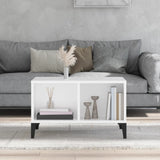 NNEVL Coffee Table White 60x50x36.5 cm Engineered Wood