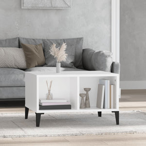 NNEVL Coffee Table White 60x50x36.5 cm Engineered Wood