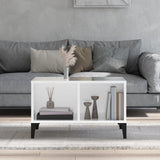 NNEVL Coffee Table High Gloss White 60x50x36.5 cm Engineered Wood