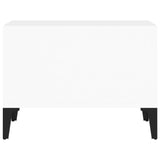 NNEVL Coffee Table High Gloss White 60x50x36.5 cm Engineered Wood