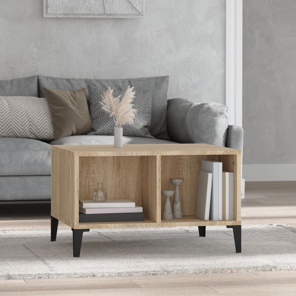 NNEVL Coffee Table Sonoma Oak 60x50x36.5 cm Engineered Wood