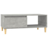 NNEVL Coffee Table Concrete Grey 90x50x36.5 cm Engineered Wood