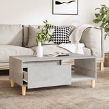 NNEVL Coffee Table Concrete Grey 90x50x36.5 cm Engineered Wood