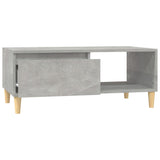 NNEVL Coffee Table Concrete Grey 90x50x36.5 cm Engineered Wood