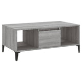 NNEVL Coffee Table Grey Sonoma 90x50x36.5 cm Engineered Wood