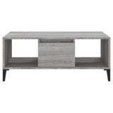 NNEVL Coffee Table Grey Sonoma 90x50x36.5 cm Engineered Wood