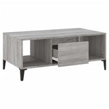NNEVL Coffee Table Grey Sonoma 90x50x36.5 cm Engineered Wood