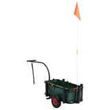 NNEVL Fishing Trolley with Bag Black Steel