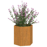 NNEVL Planter Rusty 40x40x45 cm Corten Steel