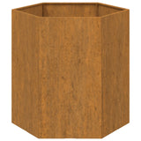 NNEVL Planter Rusty 40x40x45 cm Corten Steel