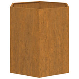 NNEVL Planter Rusty 40x40x45 cm Corten Steel
