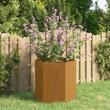 NNEVL Planter Rusty 40x40x45 cm Corten Steel