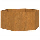 NNEVL Planter Rusty 90x90x45 cm Corten Steel