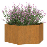 NNEVL Planter Rusty 90x90x45 cm Corten Steel