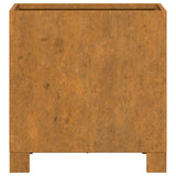 NNEVL Planters with Legs 2 pcs Rusty 32x30x33 cm Corten Steel