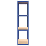 NNEVL 4-Layer Shelves 5 pcs Blue Steel&Engineered Wood