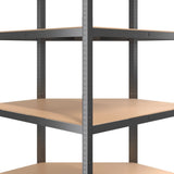NNEVL 5-Layer Shelves 2 pcs Anthracite Steel&Engineered Wood