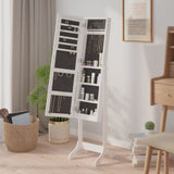 NNEVL Free-Standing Mirror White 34x37x146 cm