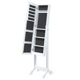 NNEVL Free-Standing Mirror White 34x37x146 cm