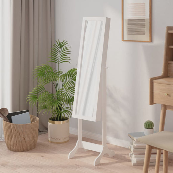 NNEVL Free-Standing Mirror White 34x37x146 cm