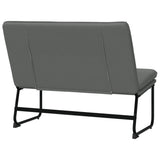 NNEVL Bench Dark Grey 100x75x76 cm Fabric