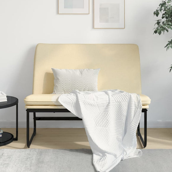 NNEVL Bench Cream 100x75x76 cm Fabric