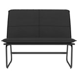 NNEVL Bench Black 100x75x76 cm Faux Leather