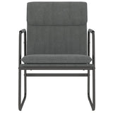 NNEVL Lounge Chair Dark Grey 55x64x80 cm Fabric