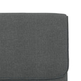 NNEVL Lounge Chair Dark Grey 55x64x80 cm Fabric